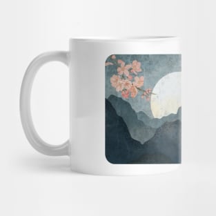 Cherry Blossom Moon Night Mug